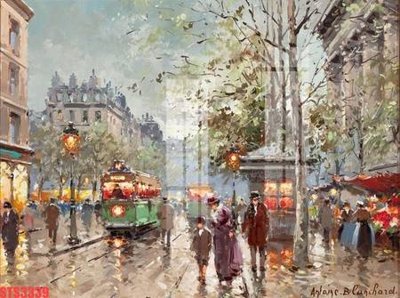 File gốc Tranh sơn dầu phương tây tổng hợp STS3339 (in ấn) màu sắc trung thực