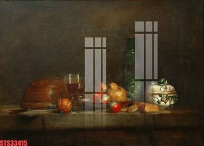 Hình ảnh file gốc in trần nhà Tranh sơn dầu phương tây tổng hợp STS33415