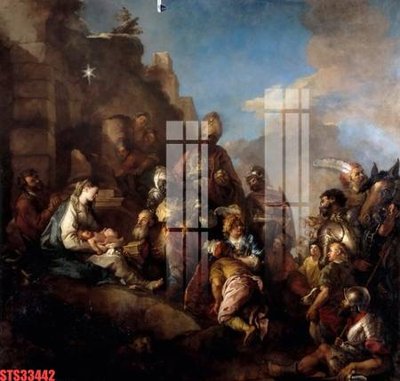 Tải về file tranh gốc Tranh sơn dầu phương tây tổng hợp STS33442 (để in quảng cáo)