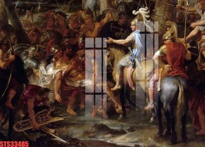 Ảnh gốc Tranh sơn dầu phương tây tổng hợp STS33485 (độ nét cao) in mica