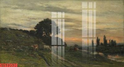 File gốc Tranh sơn dầu phương tây tổng hợp STS33538 (dành cho trang trí nội thất)