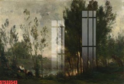 File gốc in ấn Tranh sơn dầu phương tây tổng hợp STS33543 chất lượng vượt trội