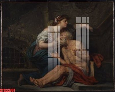 File tranh Tranh sơn dầu phương tây tổng hợp STS33707 (file gốc) chuẩn màu in