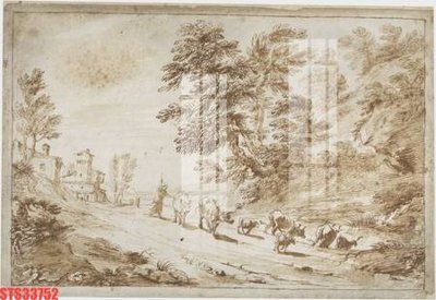 File gốc Tranh sơn dầu phương tây tổng hợp STS33752 (AI/EPS) cho in ấn