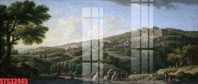 File PSD in ấn Tranh sơn dầu phương tây tổng hợp STS33945 (chất lượng cao)