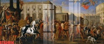 Tải về hình ảnh gốc Tranh sơn dầu phương tây tổng hợp STS34014 sắc nét