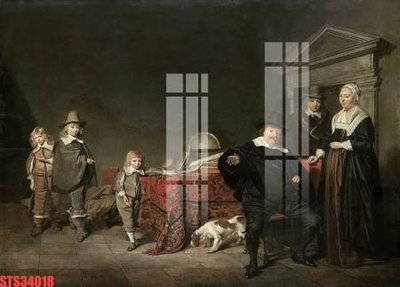 File gốc Tranh sơn dầu phương tây tổng hợp STS34018 (in tráng gương) sang trọng