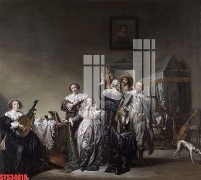 File gốc Tranh sơn dầu phương tây tổng hợp STS34019 (PSD/TIFF) độ phân giải cao