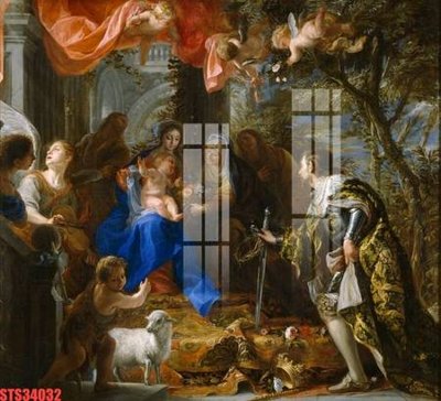 Download file Tranh sơn dầu phương tây tổng hợp STS34032 (gốc) cho xưởng in