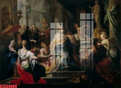 Tải file Tranh sơn dầu phương tây tổng hợp STS34084 (gốc) chủ đề hoa sen