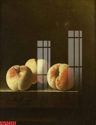 Download file Tranh sơn dầu phương tây tổng hợp STS34137 (gốc) in mica đèn LED