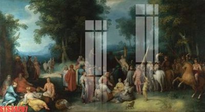 Chi tiết file tranh tráng gương Tranh sơn dầu phương tây tổng hợp STS34207 (ảnh gốc)