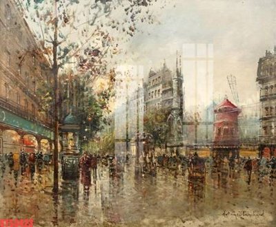 File tranh Tranh sơn dầu phương tây tổng hợp STS3423 (ảnh gốc) độ nét vượt trội