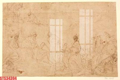 File ảnh Tranh sơn dầu phương tây tổng hợp STS34394 (gốc) in decal dán tường