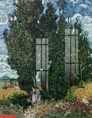 File PSD Tranh sơn dầu phương tây tổng hợp STS34452 (bản gốc) dễ dàng edit