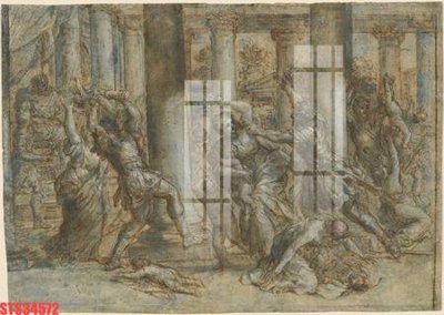 File ảnh Tranh sơn dầu phương tây tổng hợp STS34572 (gốc) in PP, decal