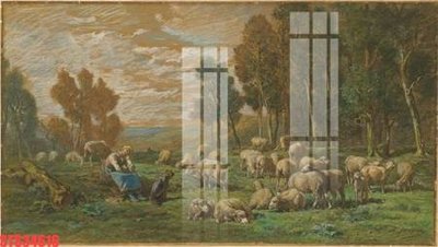 File in lụa Tranh sơn dầu phương tây tổng hợp STS34616 (tân cổ điển) Tranh sơn dầu phương tây tổng hợp STS34616