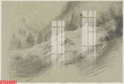 File in lụa Tranh sơn dầu phương tây tổng hợp STS34651 (phong cảnh) Tranh sơn dầu phương tây tổng hợp STS34651