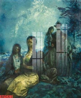 Download file gốc Tranh sơn dầu phương tây tổng hợp STS34781 (dùng cho in ấn)