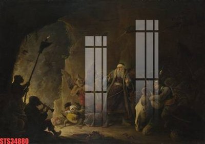 File gốc Tranh sơn dầu phương tây tổng hợp STS34880 (in lụa) tranh phong thủy