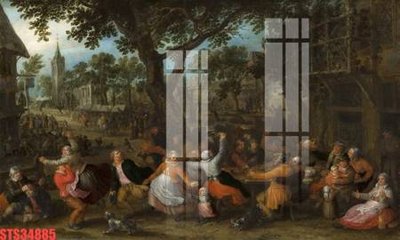 Tải file Tranh sơn dầu phương tây tổng hợp STS34885 (ảnh gốc) in tranh kính