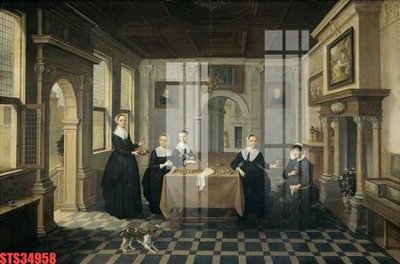 File tranh Tranh sơn dầu phương tây tổng hợp STS34958 (bản gốc) treo phòng ăn