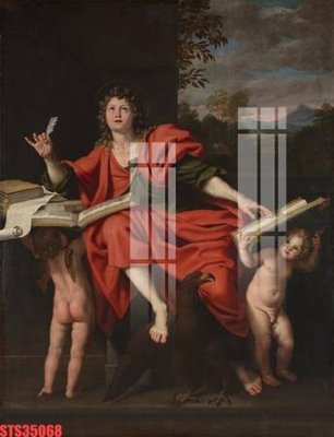 File PSD Tranh sơn dầu phương tây tổng hợp STS35068 (gốc) cho designer