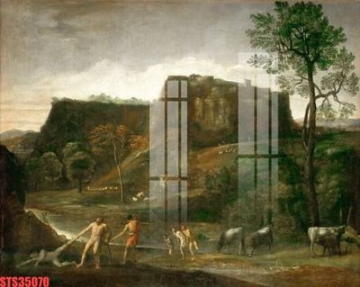 File in lụa Tranh sơn dầu phương tây tổng hợp STS35070 (tân cổ điển) Tranh sơn dầu phương tây tổng hợp STS35070