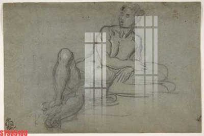 File in trần Tranh sơn dầu phương tây tổng hợp STS35133 (bản gốc) bầu trời