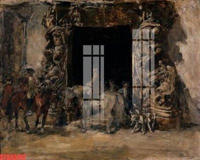 File gốc Tranh sơn dầu phương tây tổng hợp STS35147 (in lụa) họa tiết 3D