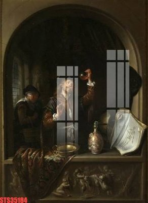 File ảnh gốc Tranh sơn dầu phương tây tổng hợp STS35184 (chuyên in mica)