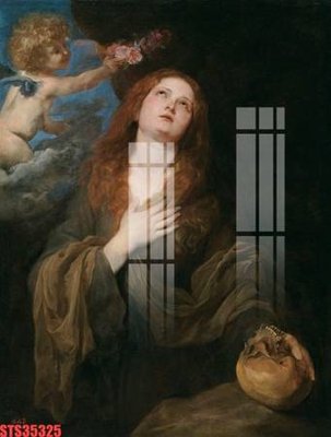 File in trần Tranh sơn dầu phương tây tổng hợp STS35325 (file gốc) xuyên sáng