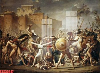 Download file Tranh sơn dầu phương tây tổng hợp STS35347 (chất lượng in ấn)