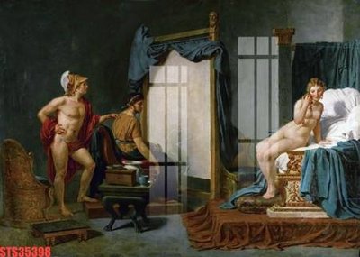 Download file Tranh sơn dầu phương tây tổng hợp STS35398 (chất lượng in ấn)