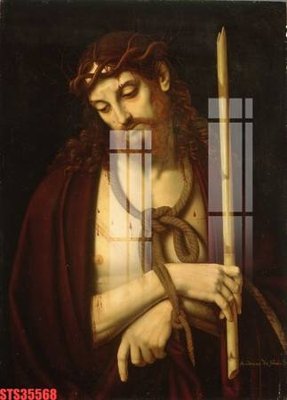 Download file Tranh sơn dầu phương tây tổng hợp STS35568 (gốc) in mica đèn LED