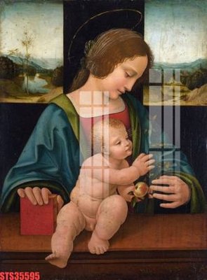 Ảnh gốc Tranh sơn dầu phương tây tổng hợp STS35595 (siêu chi tiết) để in ấn