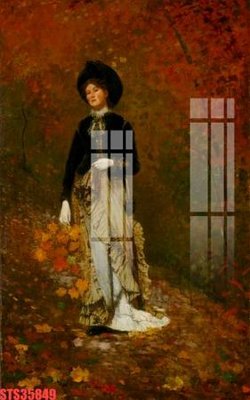 Chi tiết file gốc Tranh sơn dầu phương tây tổng hợp STS35849 (cho in tráng gương)