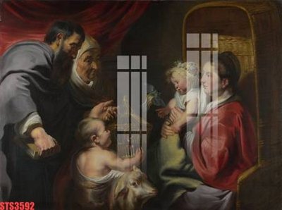 File in ấn cao cấp Tranh sơn dầu phương tây tổng hợp STS3592 (file gốc)