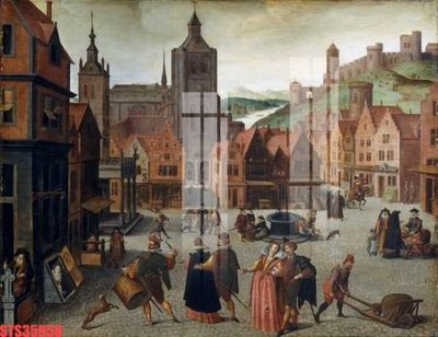 Tải file PSD Tranh sơn dầu phương tây tổng hợp STS35958 (nguyên layer) để in