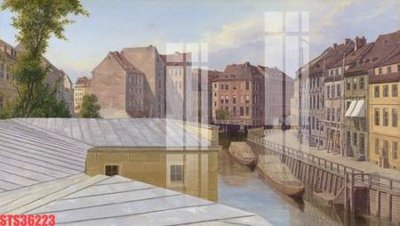 Download file Tranh sơn dầu phương tây tổng hợp STS36223 (gốc) in mica ốp bếp