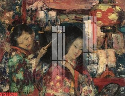 File PSD Tranh sơn dầu phương tây tổng hợp STS36244 (gốc) tách lớp chi tiết