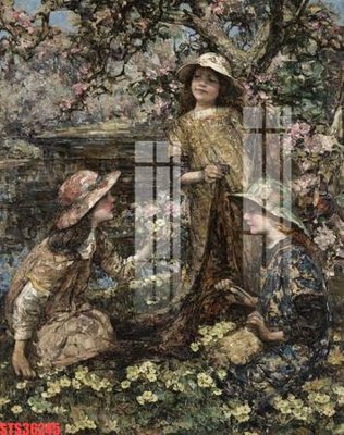 Download file gốc Tranh sơn dầu phương tây tổng hợp STS36245 (in lụa) cao cấp