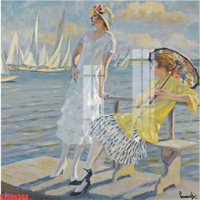 File in trần Tranh sơn dầu phương tây tổng hợp STS36364 (bản gốc) đại dương