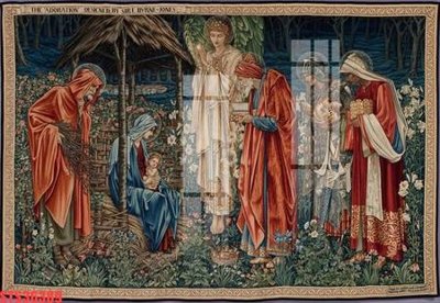 Hình ảnh file gốc in trần nhà Tranh sơn dầu phương tây tổng hợp STS36389