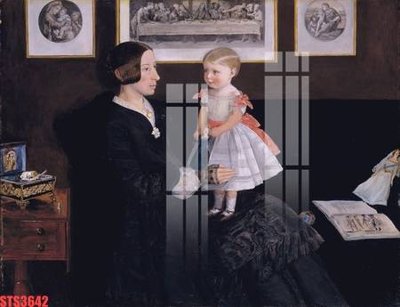 File in trần Tranh sơn dầu phương tây tổng hợp STS3642 (bản gốc) hoa văn