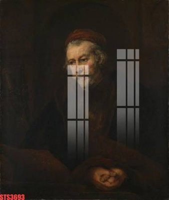 Download file gốc Tranh sơn dầu phương tây tổng hợp STS3693 (in mica) logo