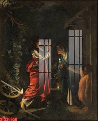 File tranh Tranh sơn dầu phương tây tổng hợp STS36950 (bản gốc) treo tường