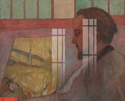 File in trần Tranh sơn dầu phương tây tổng hợp STS36987 (bản gốc) hoa văn