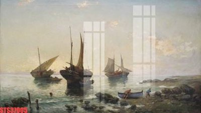 File tranh Tranh sơn dầu phương tây tổng hợp STS37005 (file gốc) chủ đề phong thủy