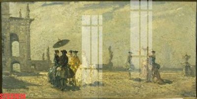 File gốc in ấn Tranh sơn dầu phương tây tổng hợp STS37014 độ phân giải cao